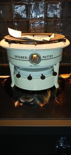 Prachtig Origineel Putter Petroleumstel - 4 Pits Crème/Wit, Ophalen of Verzenden