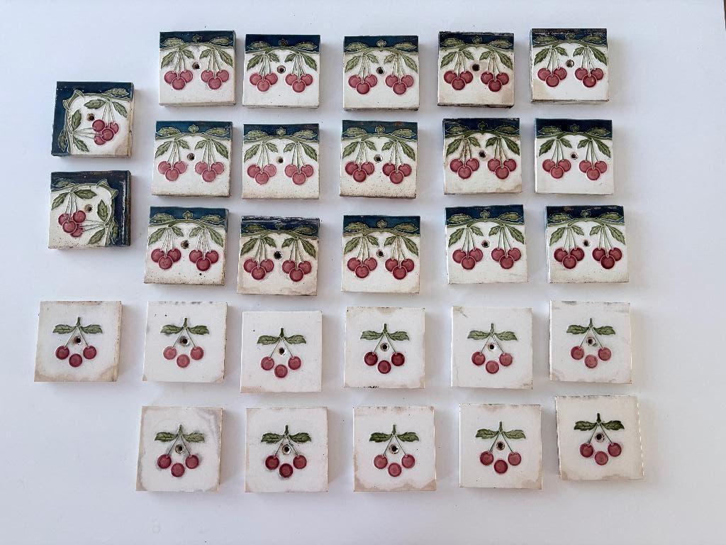 UNIEKE VINTAGE KERAMISCHE WANDTEGELS, Ophalen of Verzenden