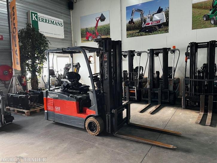 TOYOTA 7FBEF20 Elektrische heftruck, 2 ton,Triplo, Sideshift, Zakelijke goederen, Machines en Bouw | Heftrucks en Intern transport