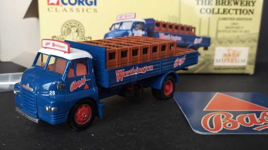 Bedford S Bottle Truck Bass Worthington 1:50 Corgi Pol, Corgi@corgi.co.uk, Corgi Classics Ltd, Nieuw, Corgi