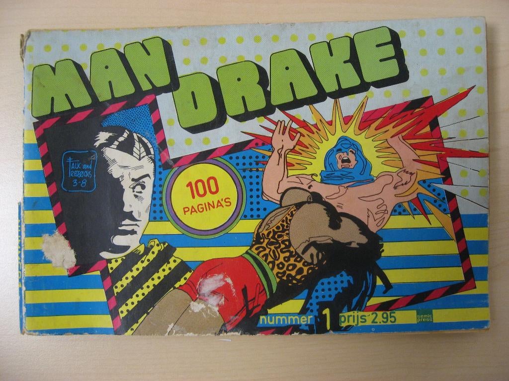 Man Drake. Nr 1. Mandrake contra de Cobra., Eén stripboek, Ophalen of Verzenden, Gelezen