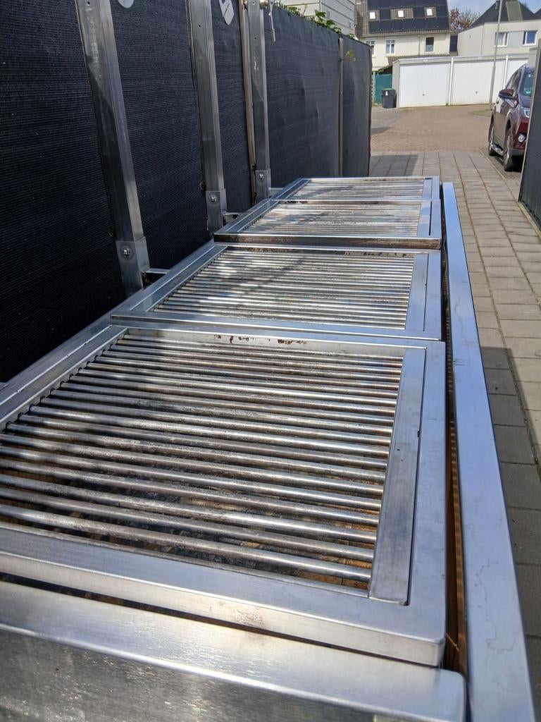 Grote RVS Barbecue met Vuurvaste Stenen, Ophalen of Verzenden