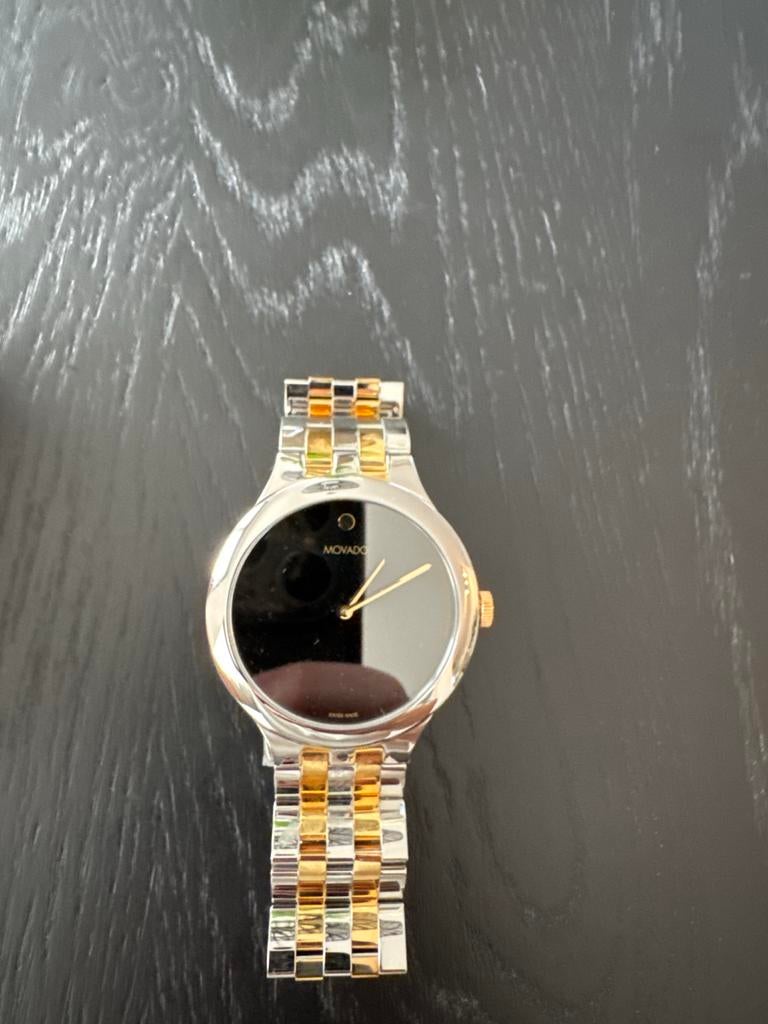 Movado Museum horloge (nieuw) met doos, Overige merken, Staal, Polshorloge, Nieuw