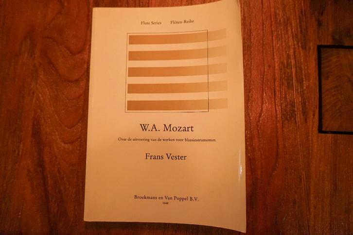 Franz Vester - W.A. Mozart (werk en uitvoering), Boeken, Studieboeken en Cursussen, Nieuw, WO, Beta, Ophalen of Verzenden