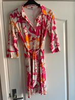 Vrolijke bloemenjurk met ceintuur - Maat XL, Kleding | Dames, Jurken, Maat 46/48 (XL) of groter, Ophalen of Verzenden, Zo goed als nieuw