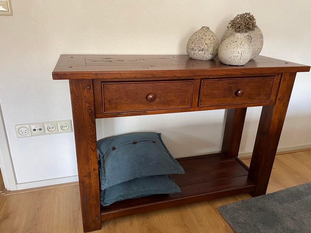 Sidetable, Huis en Inrichting, Tafels | Sidetables, Ophalen, 100 tot 150 cm, Zo goed als nieuw, 25 tot 50 cm