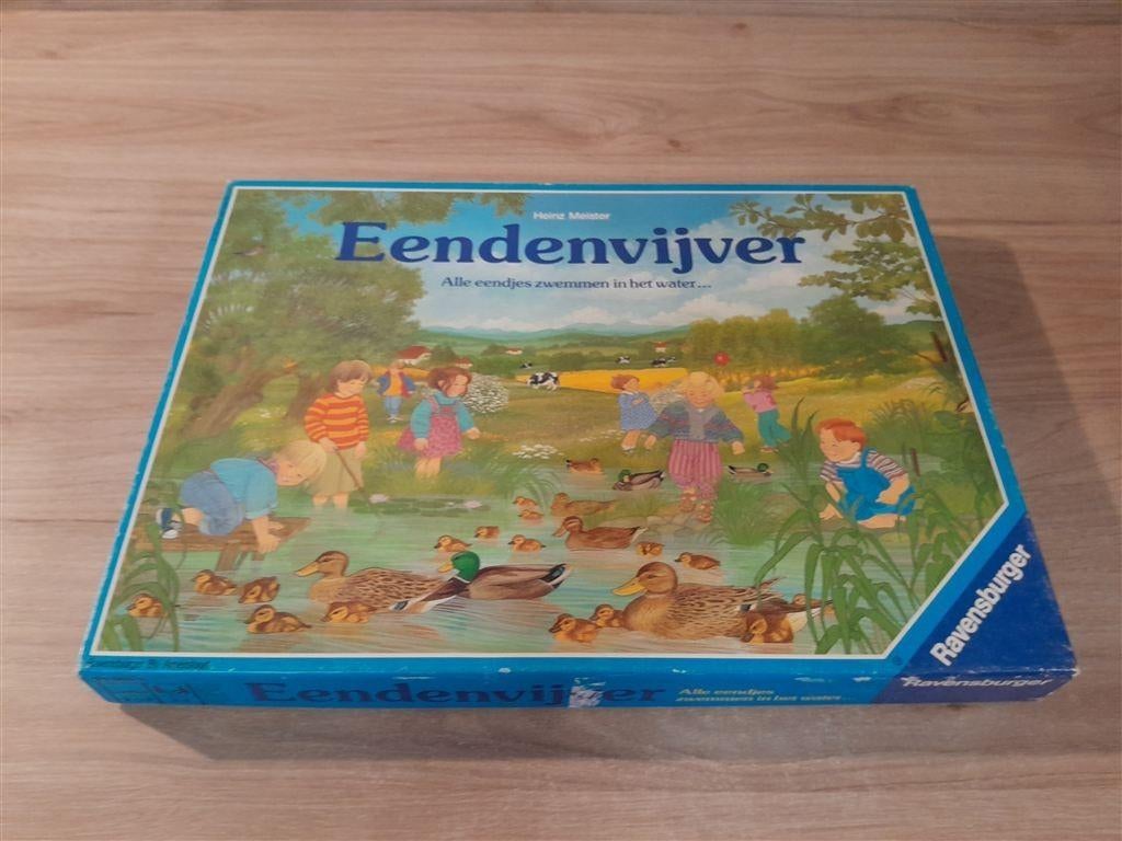 Eendenvijver - alle eendjes zwemmen in het water - s5788, Hobby en Vrije tijd, Gezelschapsspellen | Bordspellen, Verzenden, Zo goed als nieuw