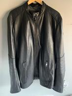 Prachtige Hugo Boss Orange Zwarte Leren Jack XXXL, Zwart, Overige maten, Ophalen of Verzenden, Zo goed als nieuw