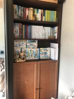 Boekenkast met deurtjes, Huis en Inrichting, Kasten | Boekenkasten, Ophalen, Gebruikt, 50 tot 100 cm, 150 tot 200 cm
