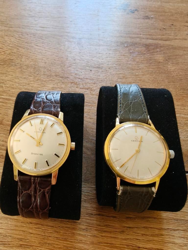 Certina Vintage horloges 35mm - 2 stuks, Overige materialen, Polshorloge, Ophalen, Overige merken