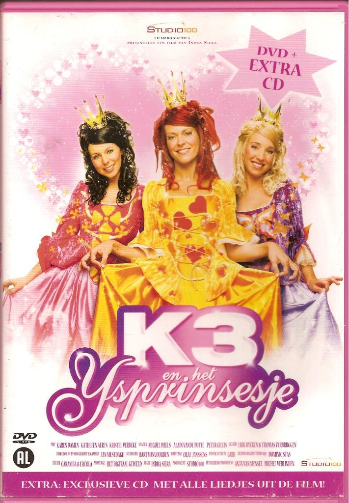 K3 en het ijsprinsesje ( + cd ), Alle leeftijden, Ophalen of Verzenden, Nieuw in verpakking, Muziek en Concerten