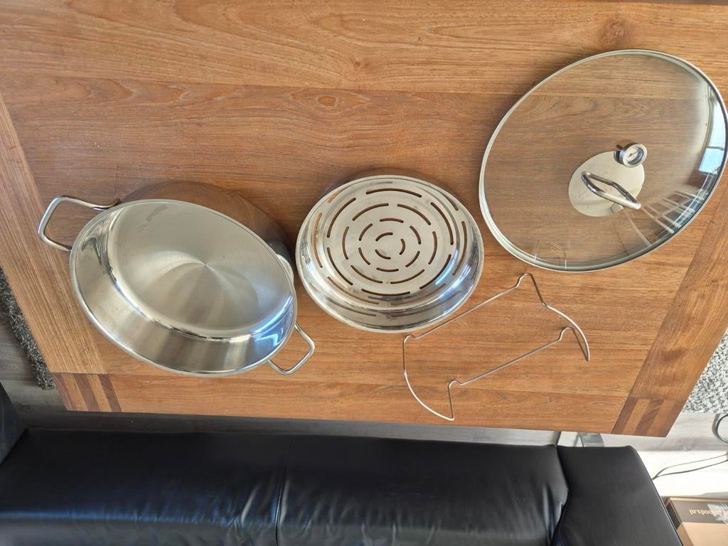 WMF stoompan 28 cn, Ophalen, Zo goed als nieuw, Rvs, Overige typen