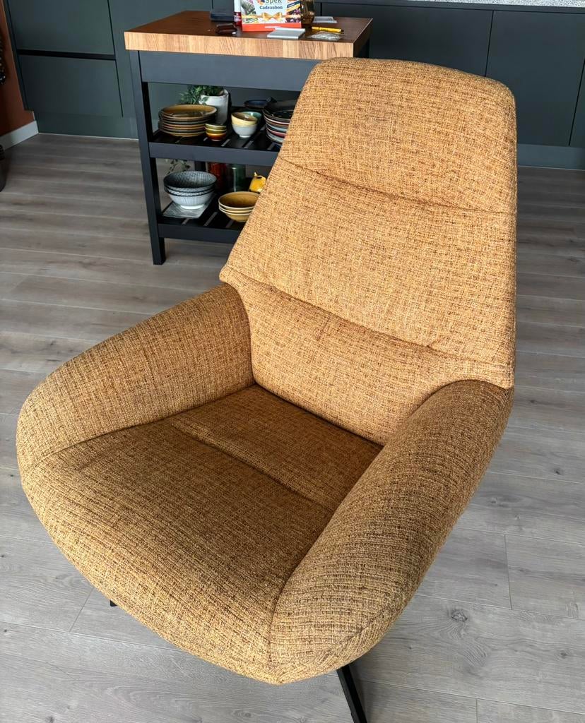 Draaifauteuil, Huis en Inrichting, Gebruikt, Minder dan 75 cm, Ophalen of Verzenden, 50 tot 75 cm