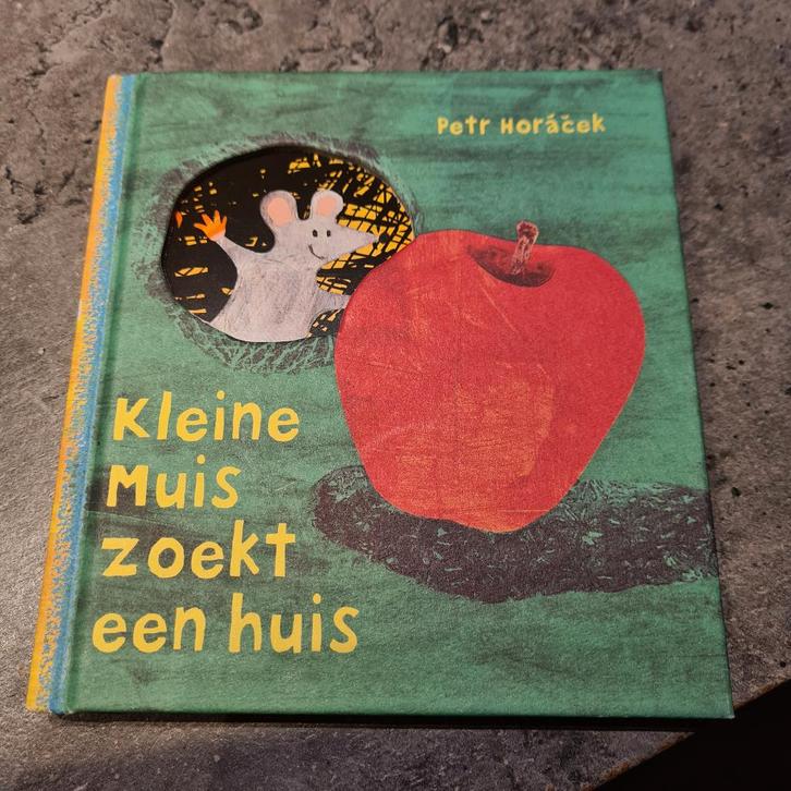 Kleine muis zoekt een huis + materialen verteltafel, Boeken, Prentenboeken en Plaatjesalbums, Zo goed als nieuw, Prentenboek, Verzenden