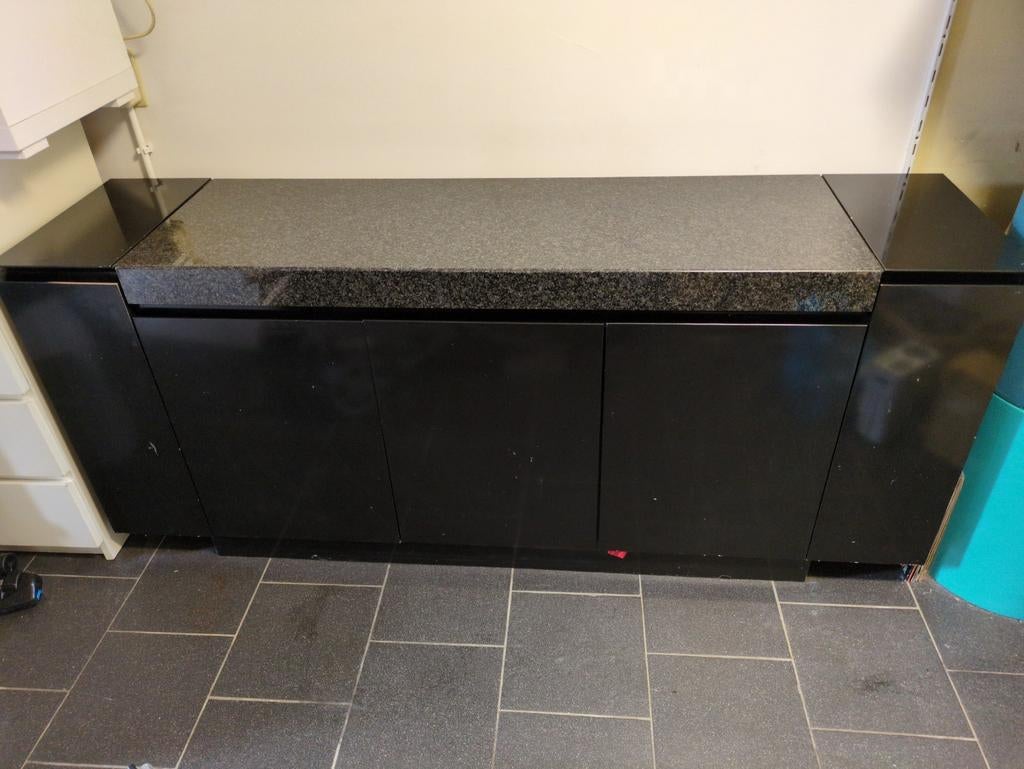 Dressoir met graniet blad, Ophalen, Gebruikt, 25 tot 50 cm, Minder dan 100 cm
