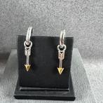 Ti sento oorbellen creolen met pijl bicolor | 404578, Hangers, Ophalen of Verzenden, Zo goed als nieuw, Zilver