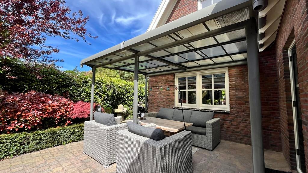 Overkapping / Veranda te koop – dak opschuifbaar, Tuin en Terras, Overkappingen, Gebruikt, Veranda, Ophalen