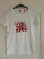 Scotch & Soda T-shirt met octopus print - Maat 16 (S), Wit, Ophalen of Verzenden, Zo goed als nieuw, Korte mouw
