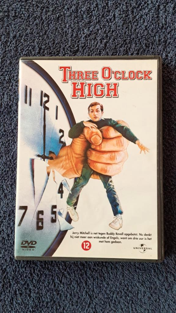 Three O'Clock High, Cd's en Dvd's, Dvd's | Komedie, Gebruikt, Actiekomedie, Alle leeftijden, Ophalen of Verzenden