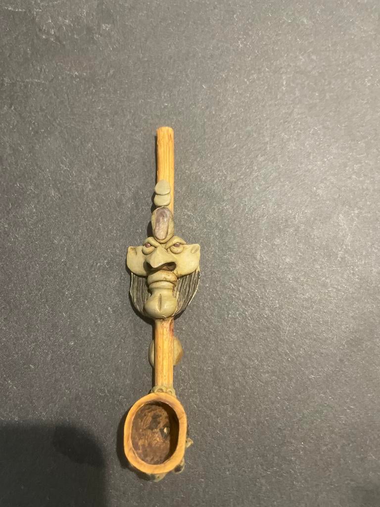 Decoratieve pijp met figuur, Ophalen of Verzenden, Gebruikt