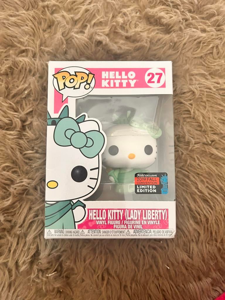 Funko Pop! Hello Kitty Lady Liberty limited edition, Ophalen of Verzenden, Zo goed als nieuw