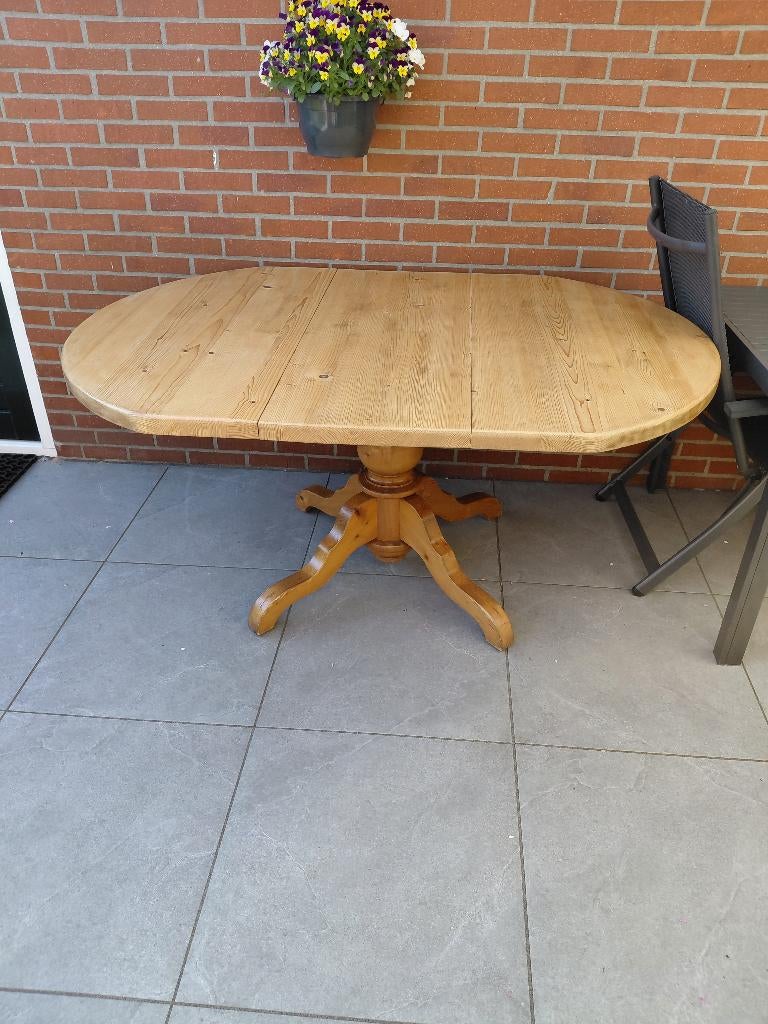 Eettafel, Huis en Inrichting, Tafels | Eettafels, Ophalen, Gebruikt, 100 tot 150 cm, 150 tot 200 cm