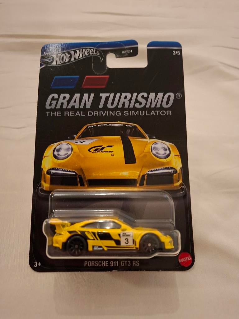 Hot Wheels Gran Turismo Porsche 911 GT3 RS, Hobby en Vrije tijd, Modelauto's | Overige schalen, Ophalen of Verzenden, Nieuw, Auto