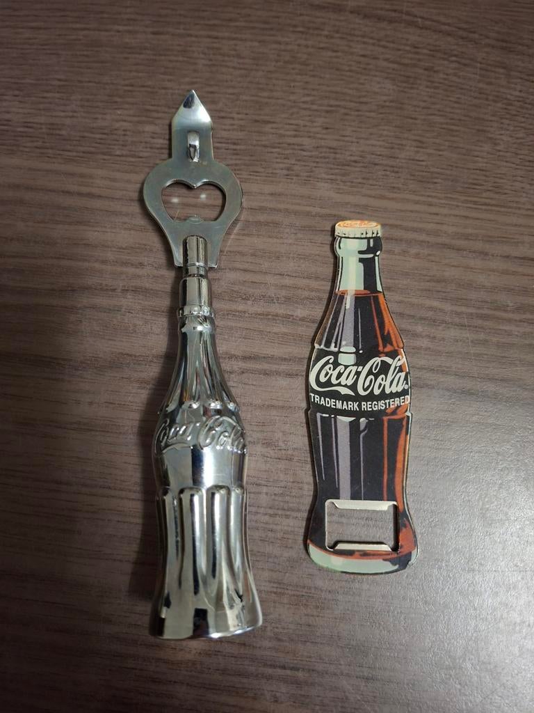 2x Coca-Cola openers vintage, Gebruikt, Gebruiksvoorwerp, Coca-Cola, Onbekend