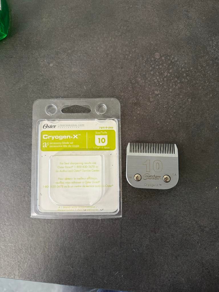 Oster Cryogen-X scheermesje/tondeusekopje #10, Ophalen of Verzenden, Zo goed als nieuw