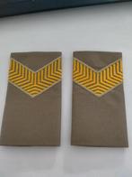 NL KL Korporaal rangen , regenjas, Verzenden, Landmacht, Nederland, Embleem of Badge