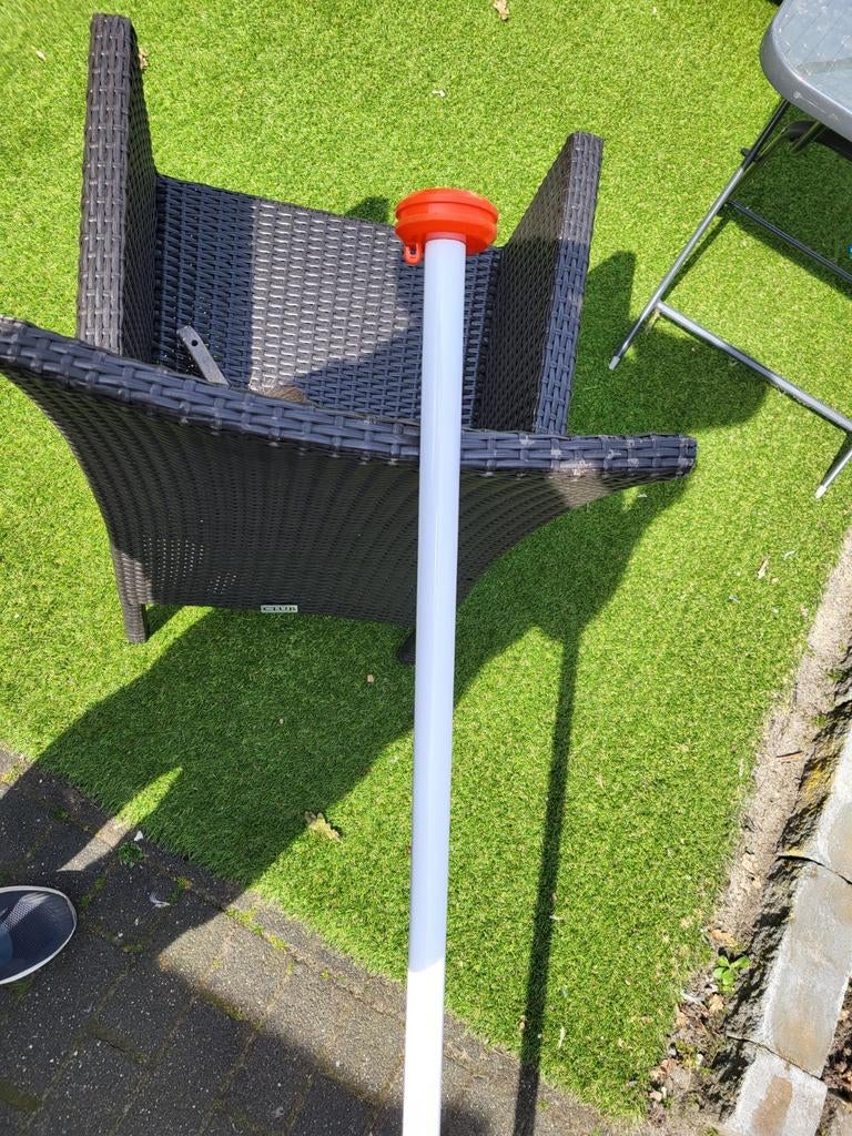 2 vlaggenstokken met 1 vlag, Tuin en Terras, Gras en Kunstgras, Ophalen