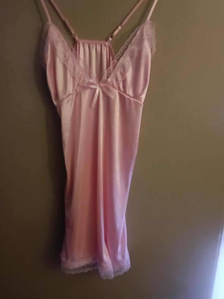 Roze nachthemd met kant, Kleding | Dames, Onbekend, Ophalen of Verzenden, Roze, Nachtkleding