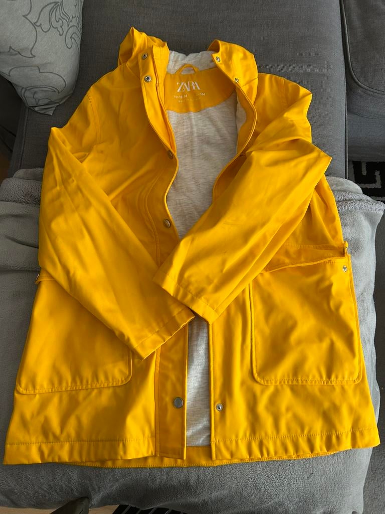 Regen jas van Zara maat 164, Ophalen, Gebruikt, Jongen of Meisje, Jas