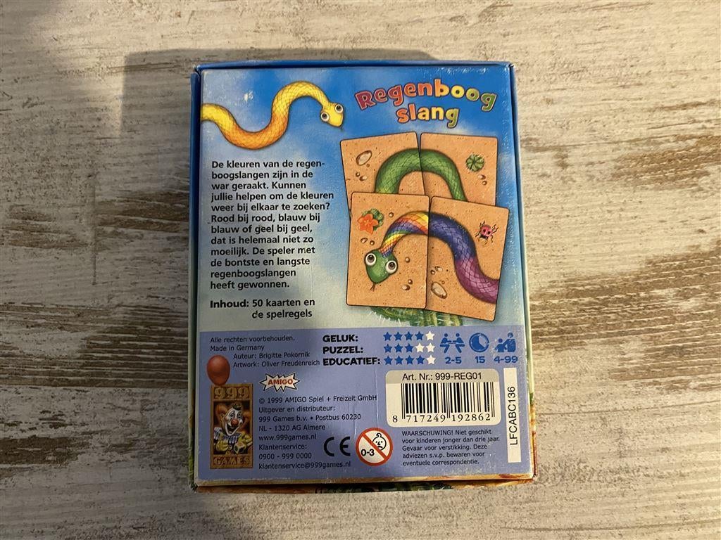 Regenboog slang 999 games [s130], Verzenden, Zo goed als nieuw
