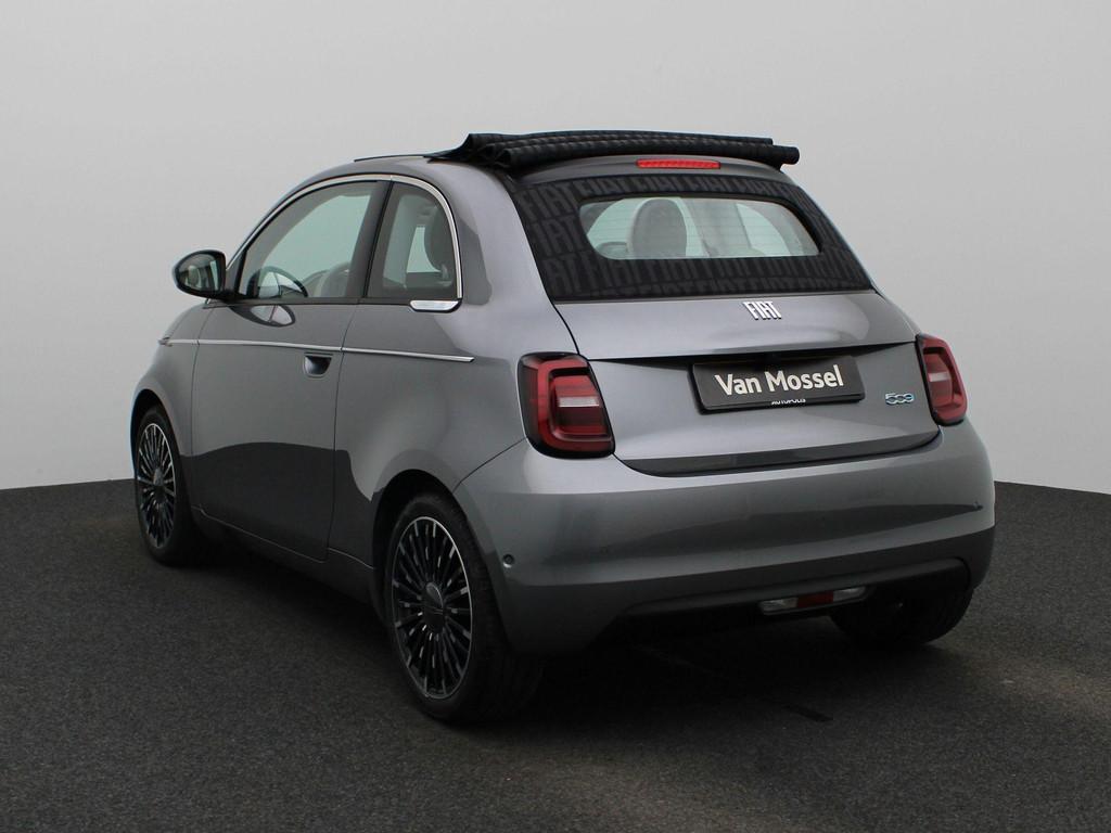 Fiat 500e C La Prima 118Pk 42 kWh | Cabrio | Android & Apple, Auto's, Fiat, Gebruikt, 118 pk, Cabriolet, 4 stoelen