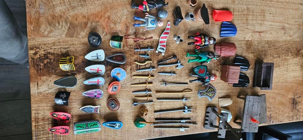 Playmobil Ridder Partij – Veel Schilden & Wapens, Gebruikt, Los playmobil, Brandstätterstraße 2-10, 90513 Zirndorf, Germany, Ophalen of Verzenden