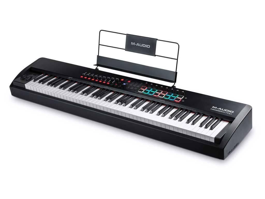 M-Audio Hammer 88 Pro - Midi Controller - 88 Toetsen - ZGAN, 88 toetsen, Zo goed als nieuw, Midi-aansluiting, Ophalen