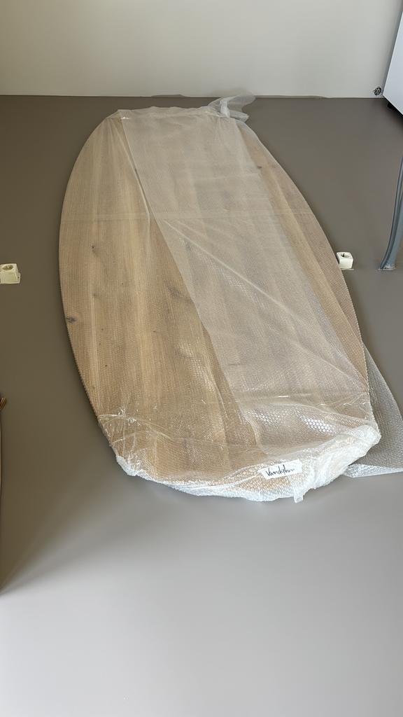 Mooie robuuste nieuwe eetkamertafel (eettafel), 100 tot 150 cm, Ophalen of Verzenden, Vijf personen of meer, Ovaal