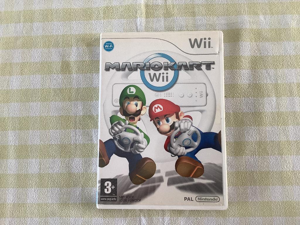 Wii game Mario kart, Spelcomputers en Games, Gebruikt, Racen en Vliegen, Ophalen of Verzenden, 3 spelers of meer