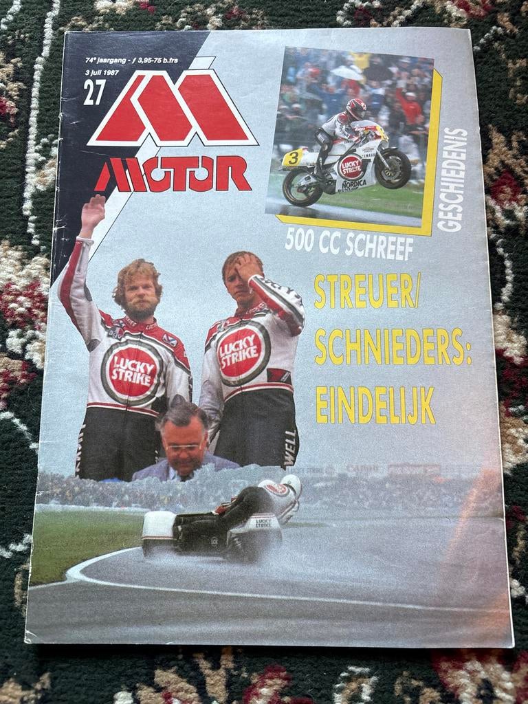 Motor Magazine 27 - 3 juli 1987 - Streuer/Schnieders, Ophalen of Verzenden, Gelezen, Algemeen