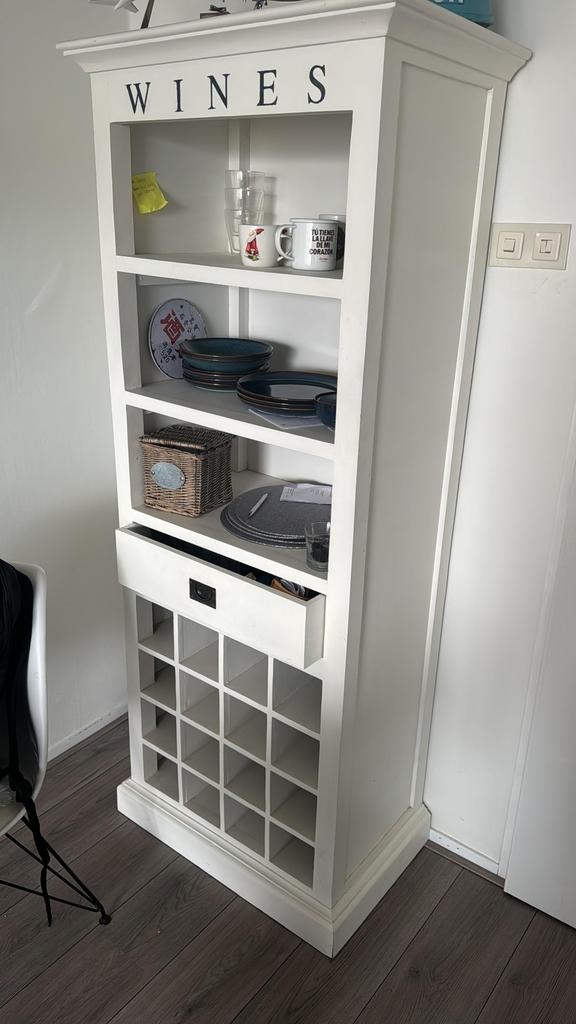 Wine cabinet, Huis en Inrichting, Kasten | Buffetkasten, Ophalen, 50 tot 100 cm, Zo goed als nieuw, Minder dan 100 cm