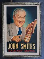 reclamebordje van John Smit's - 1953, Ophalen of Verzenden, Gebruikt, Reclamebord, Plaat of Schild, Overige merken