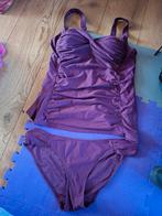Zwangerschapstankini aubergine Hunkemöller (slip XL, top L), Ophalen, Paars, Bikini, Hunkemöller