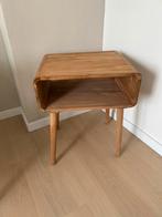 Nieuw mangohouten nachtkastje / tafeltje 50 x 40x 61cm, Minder dan 45 cm, Verzenden, Nieuw, 55 tot 70 cm