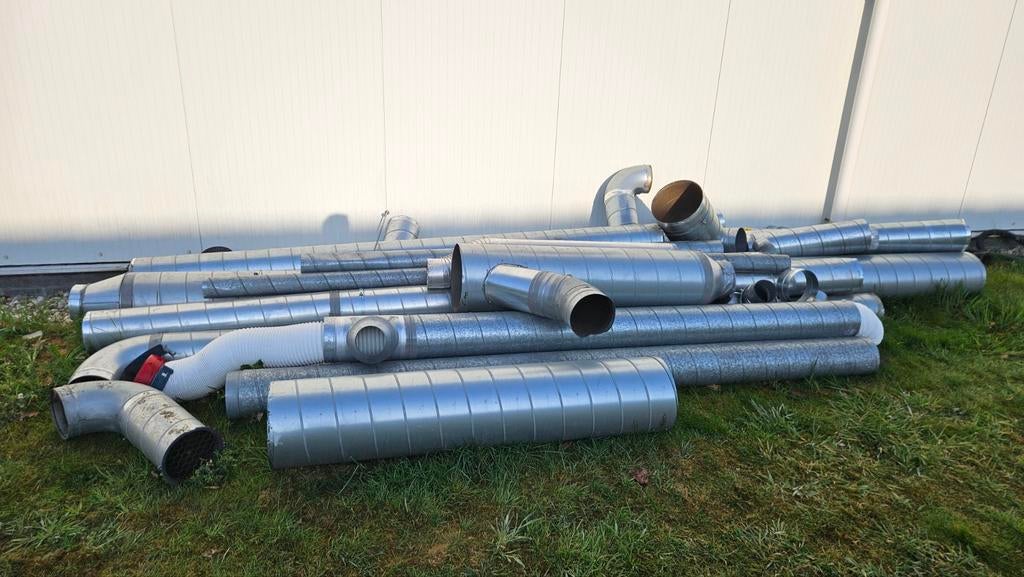 Diverse spiro buizen t.e.a.b, Ophalen, Pvc, 80 mm of meer, Overige typen