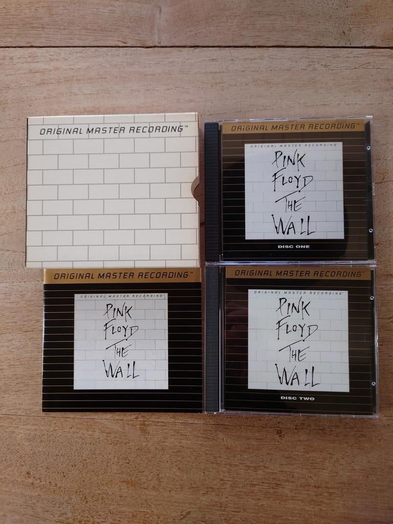 Pink Floyd The Wall MFSL Japan goud 2x cd compleet in box, Verzenden, Zo goed als nieuw, Poprock