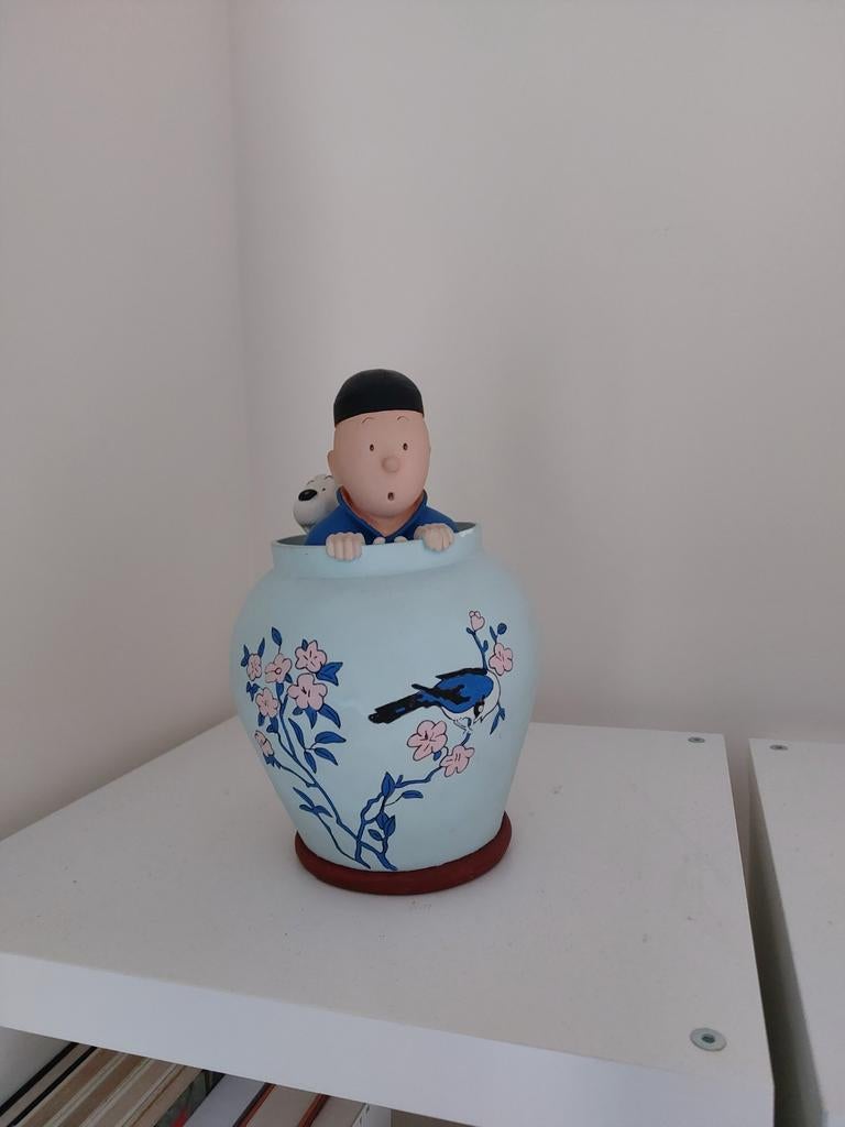 kuifje beeld te koop., Ophalen of Verzenden, Kuifje, Zo goed als nieuw, Beeldje of Figuurtje