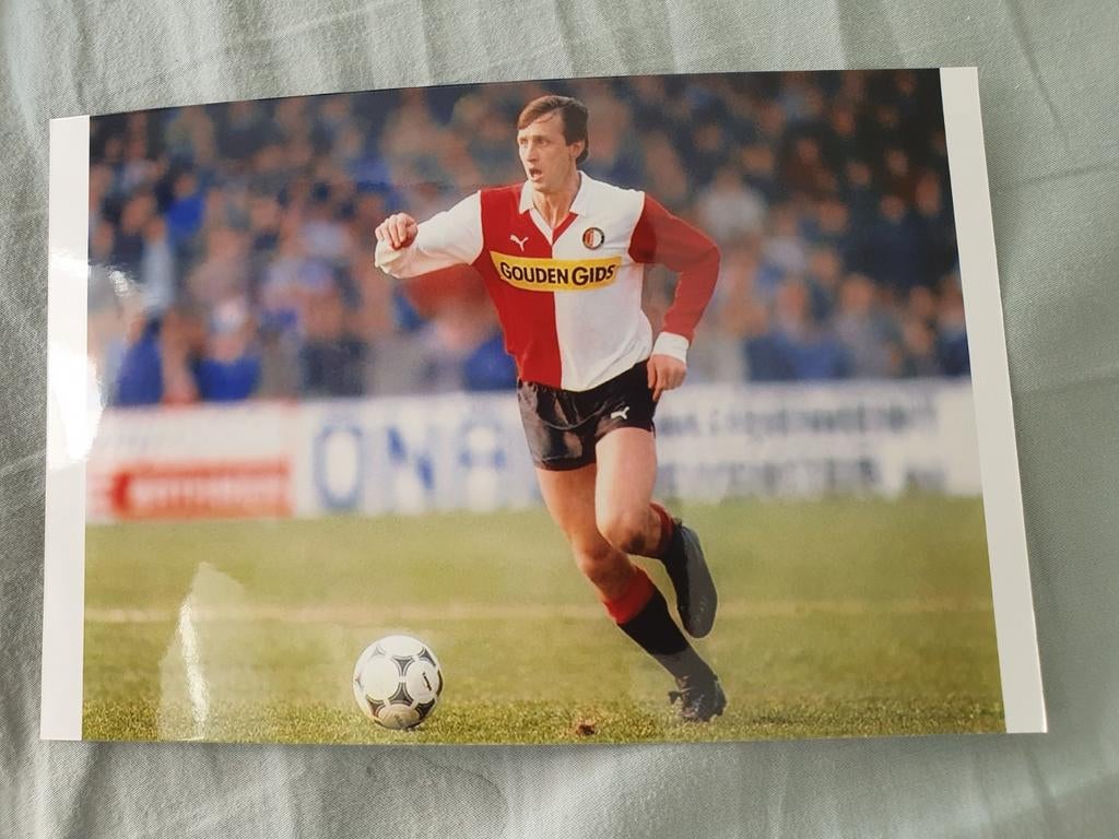 Johan Cruijff Feyenoord, Verzamelen, Verzenden, Zo goed als nieuw, Feyenoord, Poster, Plaatje of Sticker