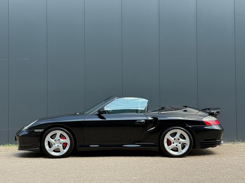 Porsche 911 Cabrio 3.6 Turbo, 420PK Bose, PSM, PCM, Memory,, Auto's, Achterwielaandrijving, Gebruikt, Zwart, Cabriolet