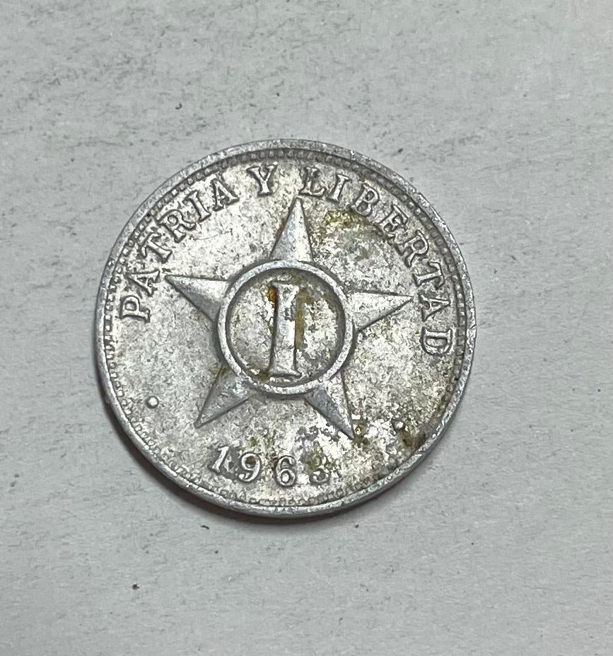 1 centavo Cuba 1963, Postzegels en Munten, Munten | Amerika, Ophalen of Verzenden, Midden-Amerika